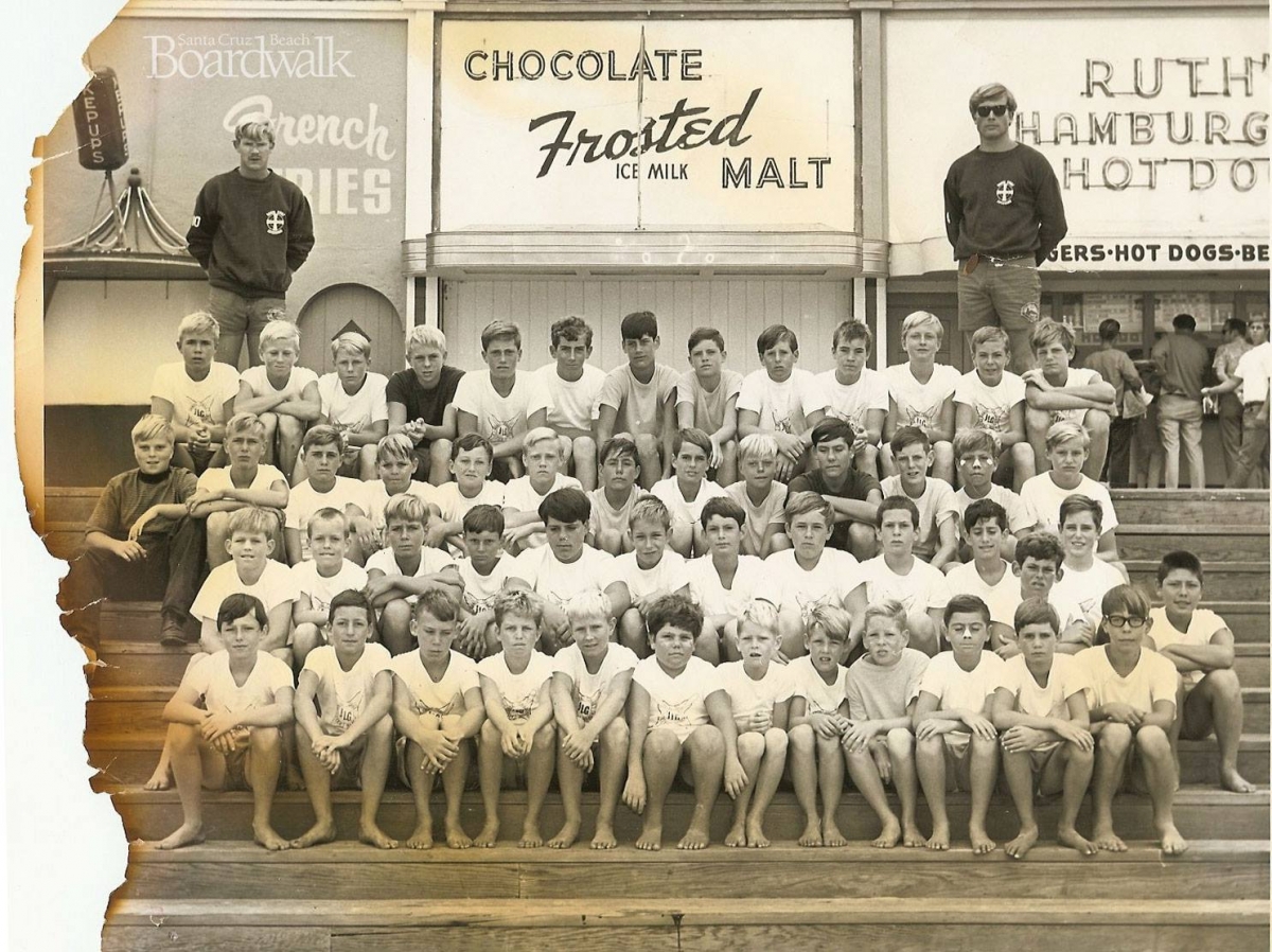 Junior Lifeguards 1968 Santa Cruz Beach Boardwalk Amusement Park